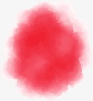 粉红色水彩晕染免抠