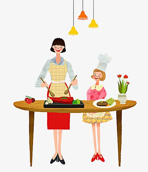 母女合作免抠