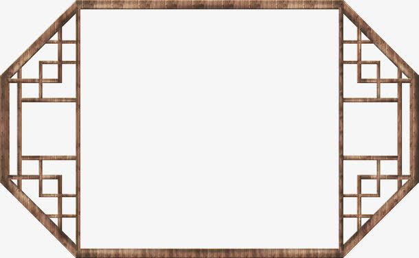 中式复古文艺边框设计免抠节日端午节元素