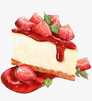 草莓蛋糕免抠