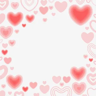 红色情人节爱心背景