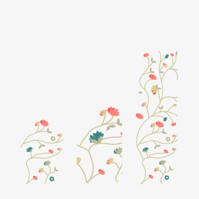 素雅花卉banner矢量素材
