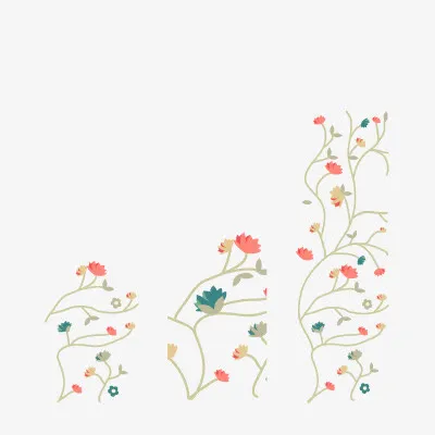 素雅花卉banner矢量素材