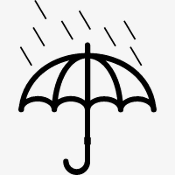 下雨，防潮，打伞，元素免抠