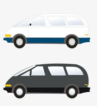 商务车轮廓设计图免抠