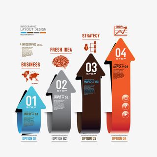 箭头分析层级关系免抠