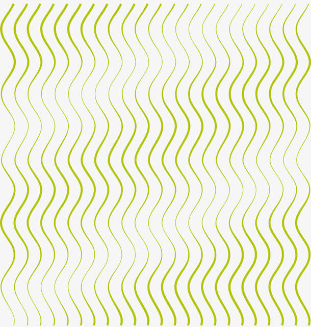绿色曲线背景免抠