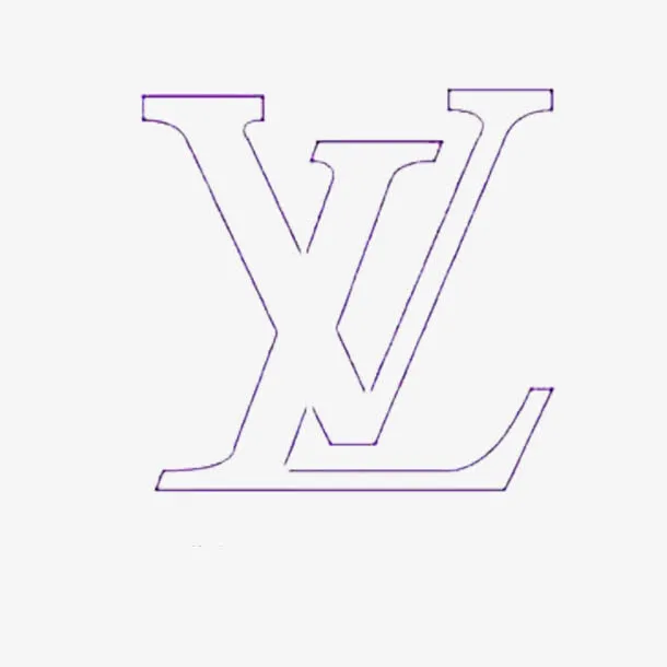描线LV经典标志免抠