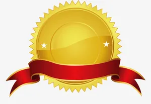 手绘奖章免抠标签元素