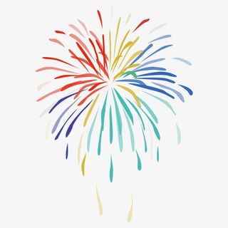 新年烟花庆祝免抠