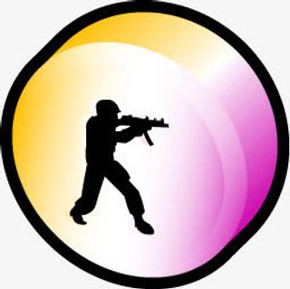 摄影人物渐变圆形电脑图标免抠