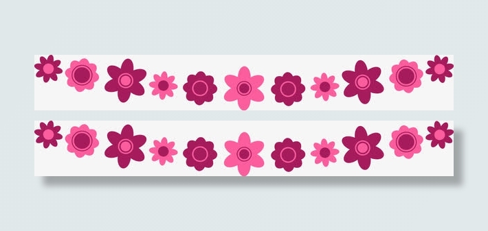 彩色装饰吊旗图片免抠