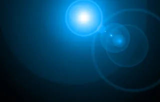 蓝色光圈光晕正片叠底免抠