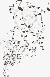 音符漂浮素材免抠
