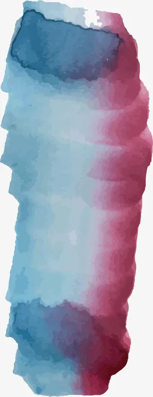 蓝紫色水彩笔刷免抠