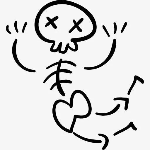 骨架图标免抠