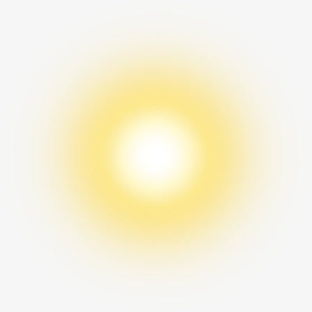 黄色光晕七夕情人节免抠