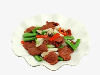 牛肉炒杂蔬免抠