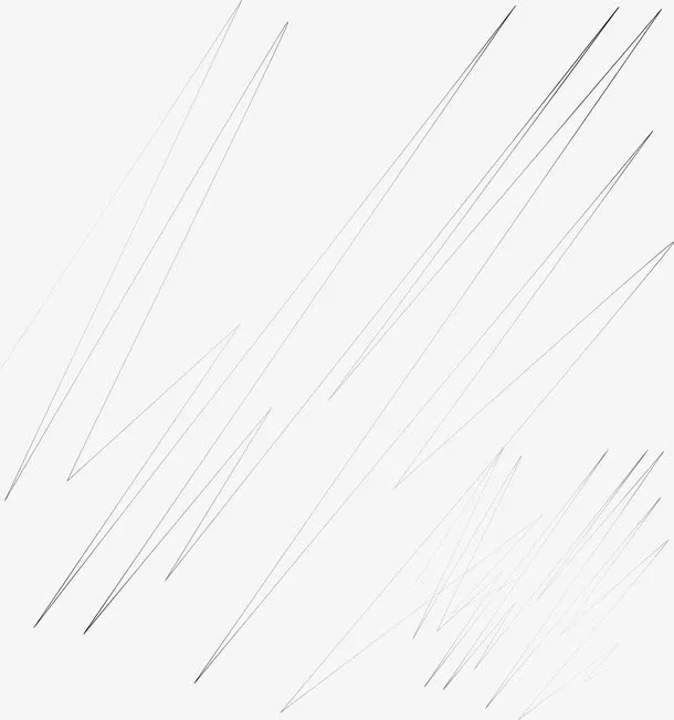 黑色简约线条褶皱免抠