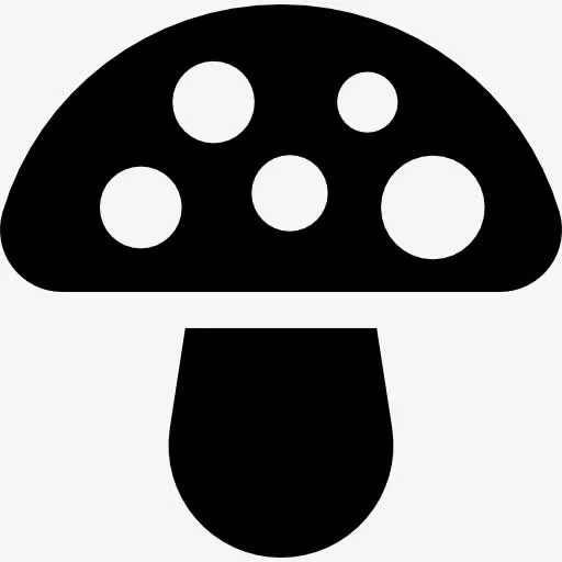 蘑菇斑点图标免抠
