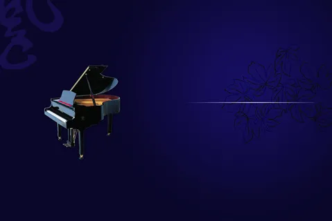 音乐会节目单海报背景素材高清