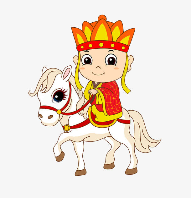 唐僧骑白马免抠