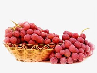 一水果篮红提水果免抠