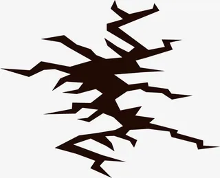 干裂的地面免抠