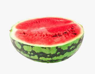 清凉一夏大西瓜透明图免抠