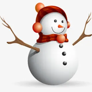 可爱的雪人图标免抠
