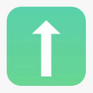 箭头起来梯度runded发光的图标免抠