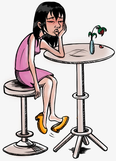 失恋的女人免抠
