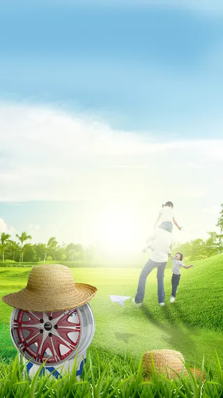 农场牧场草地背景高清