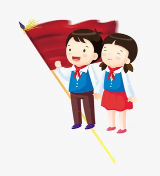 开学季  学生  欢乐  卡通免抠