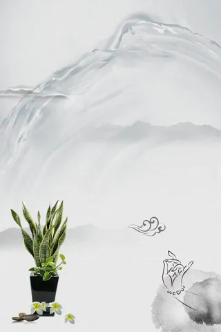 中国风水墨纹理海报背景高清