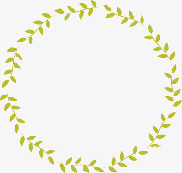 柳条圆环矢量图免抠