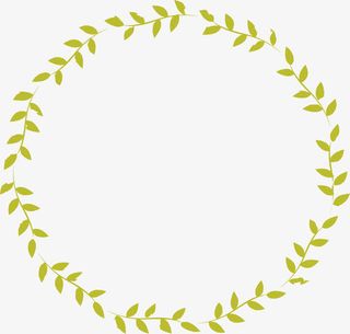 柳条圆环矢量图免抠