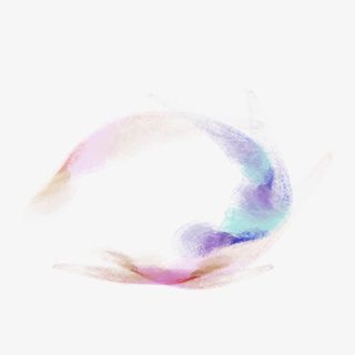 水彩色墨画痕迹免抠