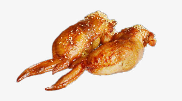 奥尔良芝麻鸡翅包饭免抠