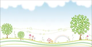 春天梦幻时尚花纹高清