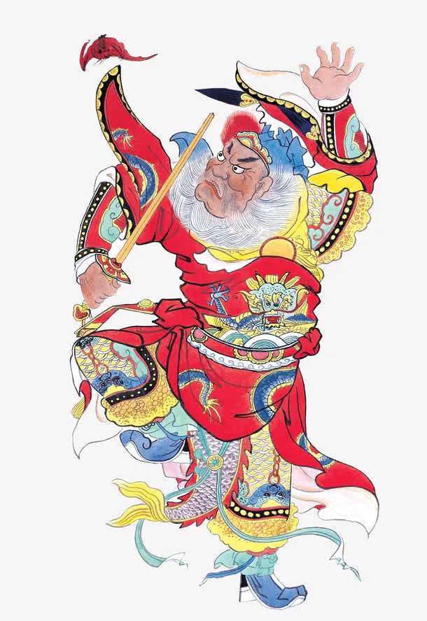 插画年画免抠
