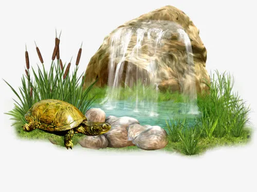 瀑布素材免抠免抠