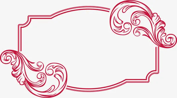 花纹边框线框图素材免抠