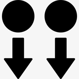 两个手指向下滑动图标免抠