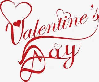 情人节字体元素免抠