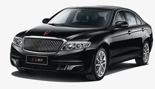 红旗汽车元素背景