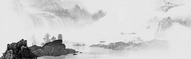 中国古风水墨背景