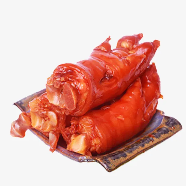 复古盘子的猪脚免扣免抠
