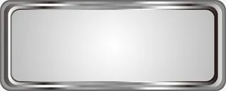 手绘灰色方块边框免抠