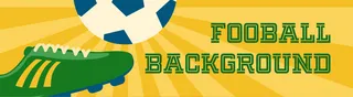 创意足球banner高清